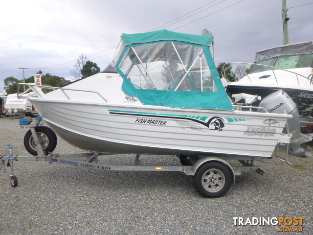 ALLY CRAFT 455 FISHMASTER CUDDY HONDA 60HP OUTBOARD SEALINK TILT TRAILER