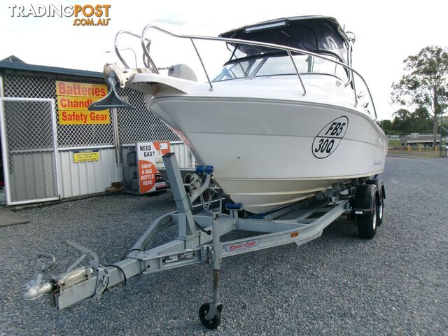 USED 2013 CRUISE CRAFT 530 EXPLORER POWERED BY A 2025 MERCURY 115HP 4 STROKE OUTBOARD ON A 2023 SEA TRAIL C CHANNEL GALVANISED DUAL AXLE TRAILER - photo 3 of 24