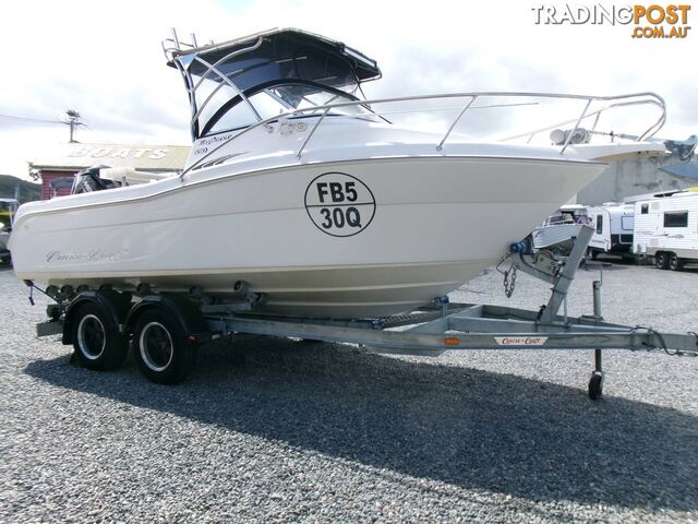 USED 2013 CRUISE CRAFT 530 EXPLORER POWERED BY A 2025 MERCURY 115HP 4 STROKE OUTBOARD ON A 2023 SEA TRAIL C CHANNEL GALVANISED DUAL AXLE TRAILER - photo 4 of 24