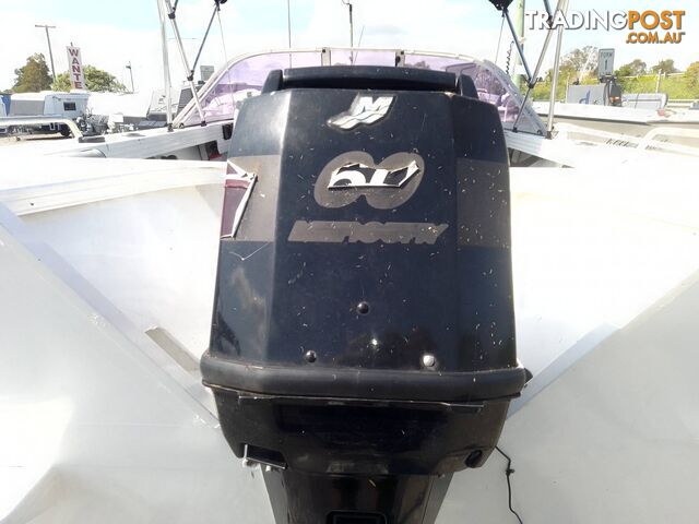 2013 CLARK 455 NAVIGATOR WITH 60HP MERCURY OUTBOARD AND TRAILER