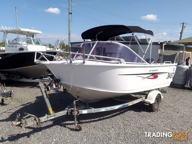 2013 CLARK 455 NAVIGATOR WITH 60HP MERCURY OUTBOARD AND TRAILER