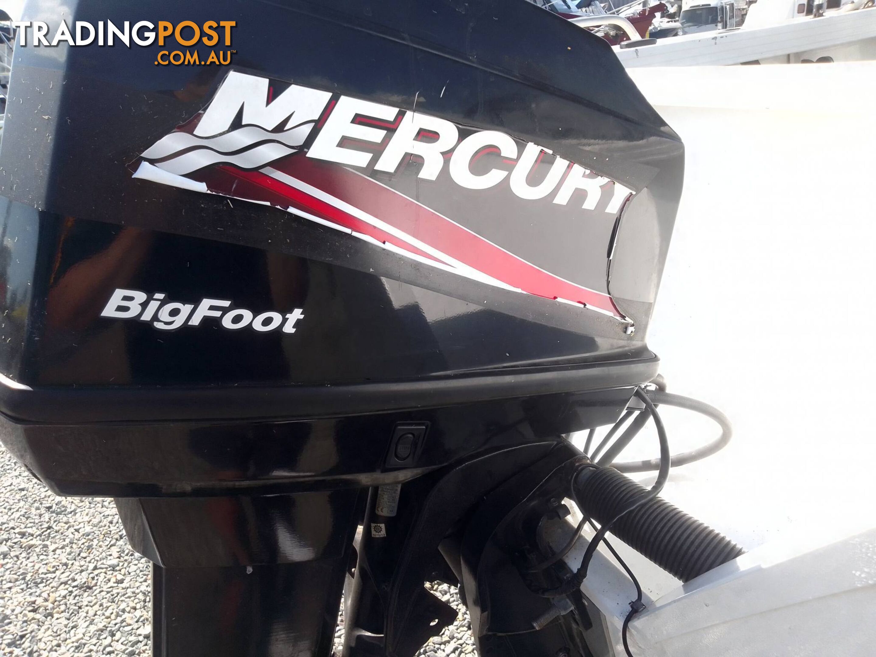 2013 CLARK 455 NAVIGATOR WITH 60HP MERCURY OUTBOARD AND TRAILER