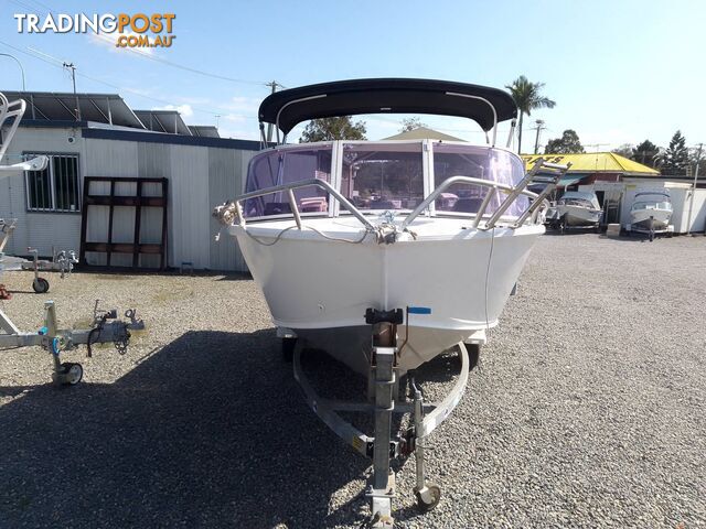 2013 CLARK 455 NAVIGATOR WITH 60HP MERCURY OUTBOARD AND TRAILER