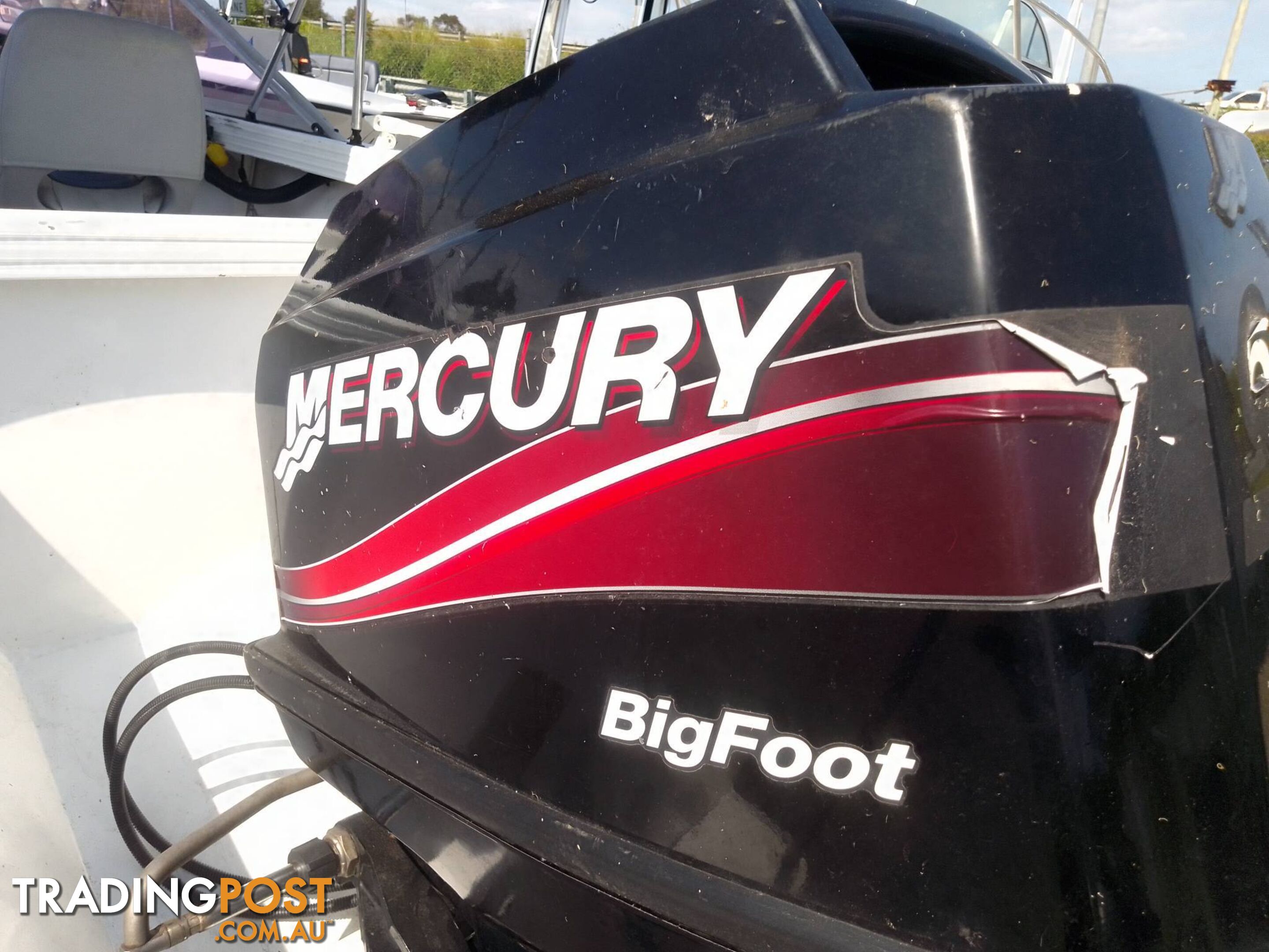 2013 CLARK 455 NAVIGATOR WITH 60HP MERCURY OUTBOARD AND TRAILER