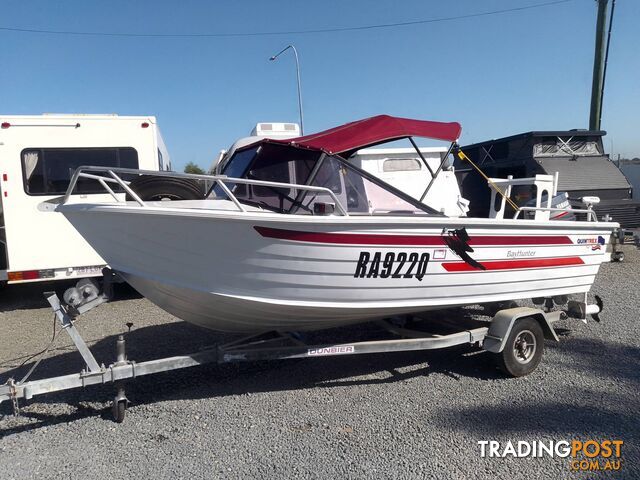 QUINTREX BAY HUNTER 475 RUNABOUT-50HP YAMAHA 4 STROKE AND TRAILER