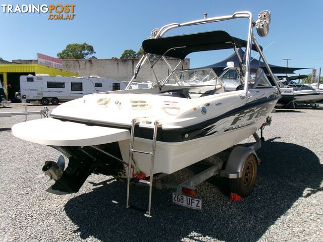 USED 2008 BAYLINER 185 POWERED BY 4.3L V6 MERCRUISER ON A GALVANISED SWINGAWAY DRAWBAR TRAILER - photo 5 of 28