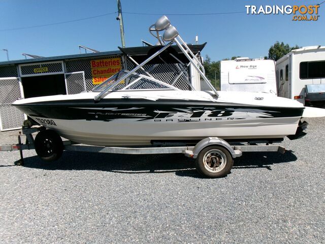 USED 2008 BAYLINER 185 POWERED BY 4.3L V6 MERCRUISER ON A GALVANISED SWINGAWAY...