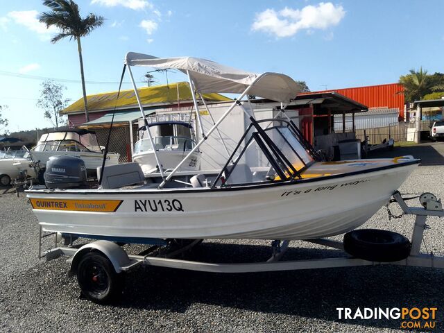 QUINTREX 430 FISHABOUT -50HP YAMAHA 4 STROKE AND TRAILER