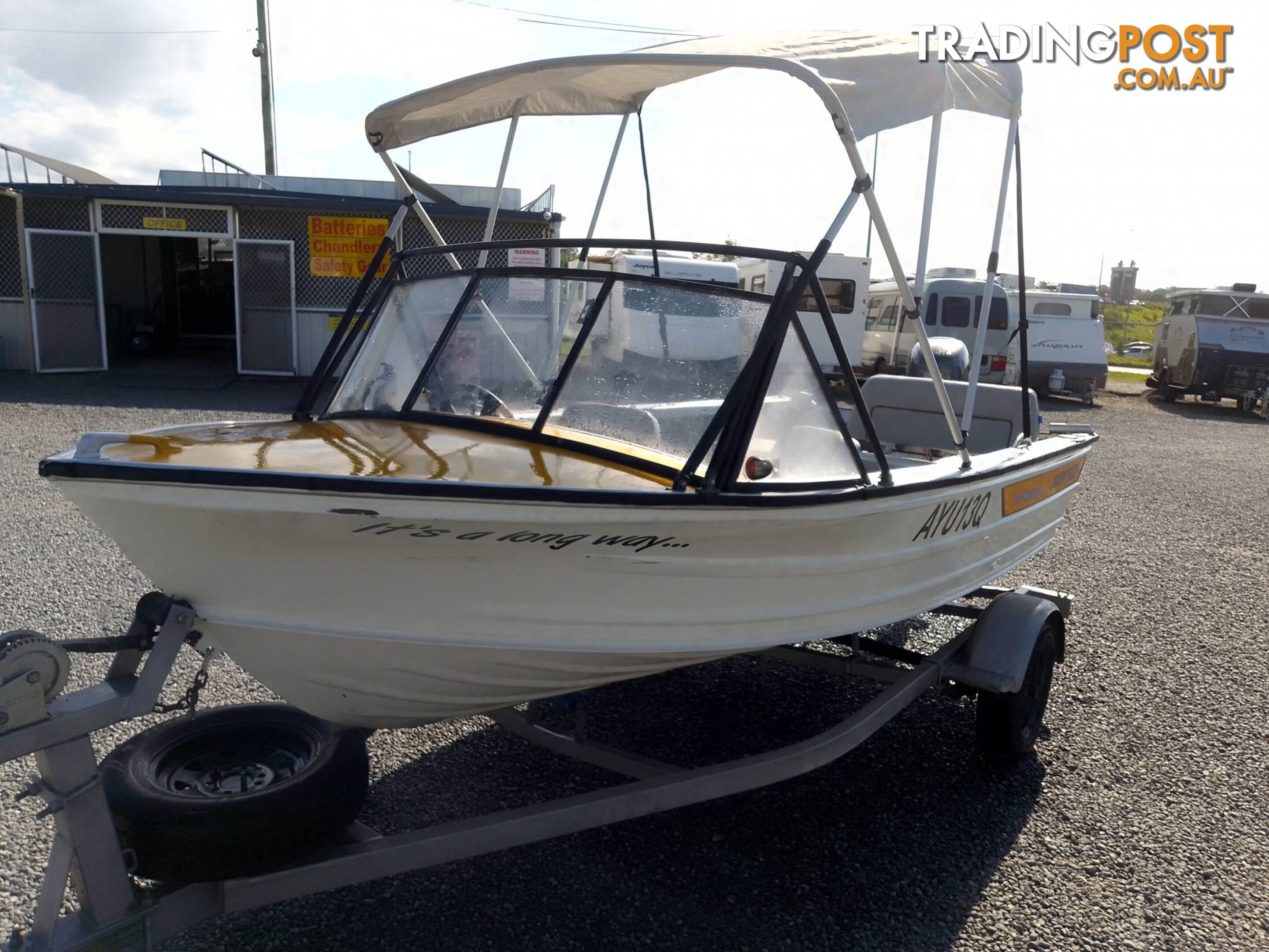 QUINTREX 430 FISHABOUT -50HP YAMAHA 4 STROKE AND TRAILER