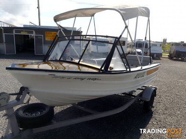 QUINTREX 430 FISHABOUT -50HP YAMAHA 4 STROKE AND TRAILER