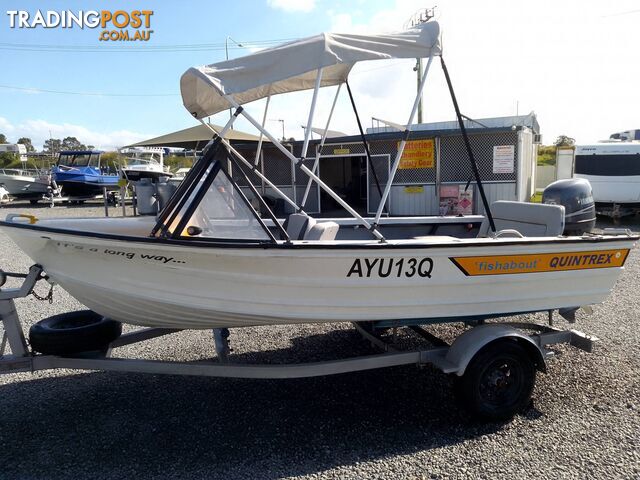 QUINTREX 430 FISHABOUT -50HP YAMAHA 4 STROKE AND TRAILER