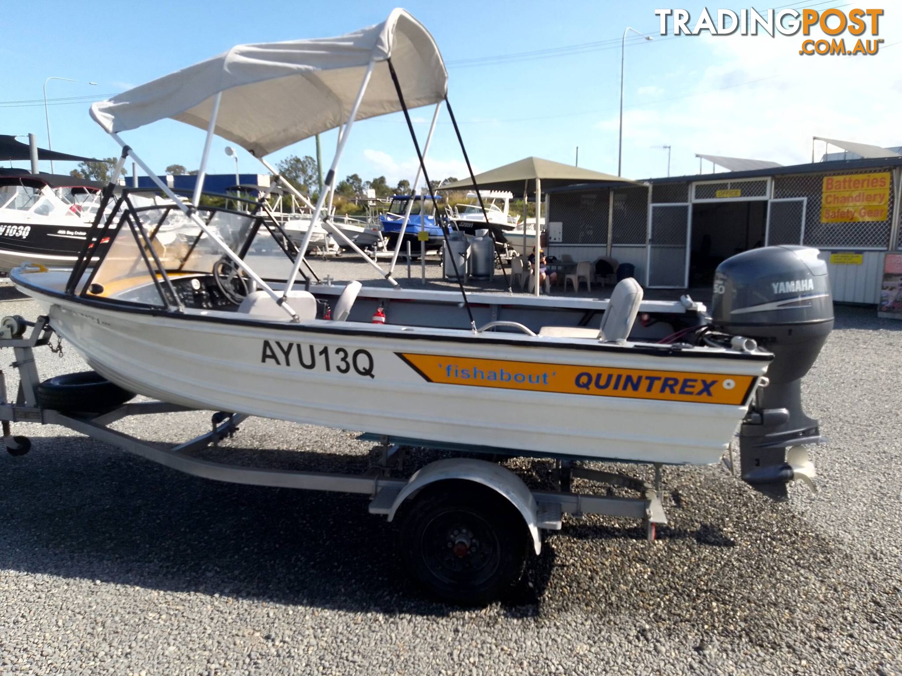 QUINTREX 430 FISHABOUT -50HP YAMAHA 4 STROKE AND TRAILER