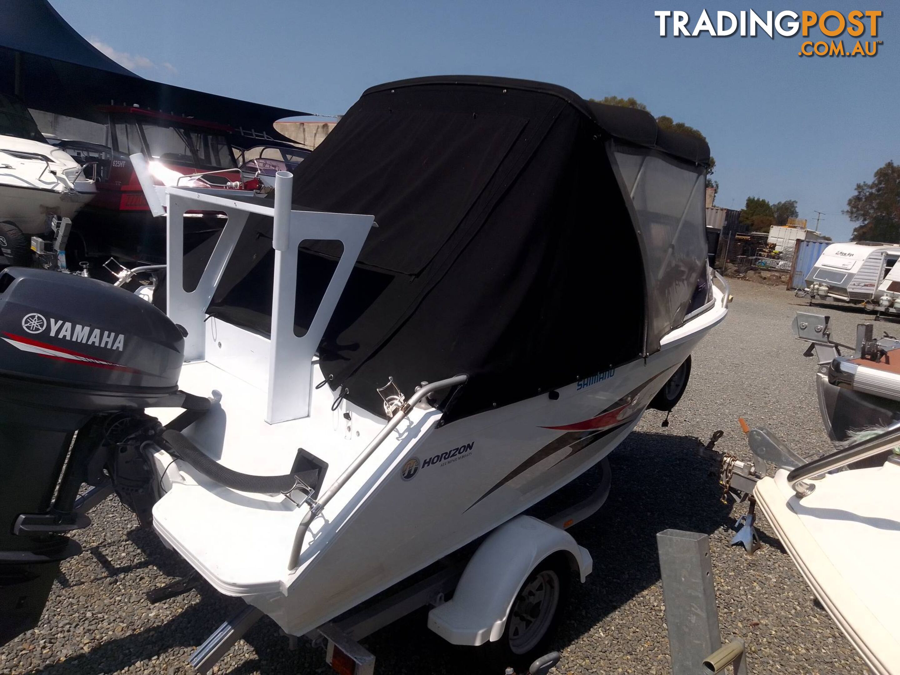 HORIZON 438 STRYKER 4.4M RUNABOUT-40HP YAMAHA 2 STROKE AND TRAILER