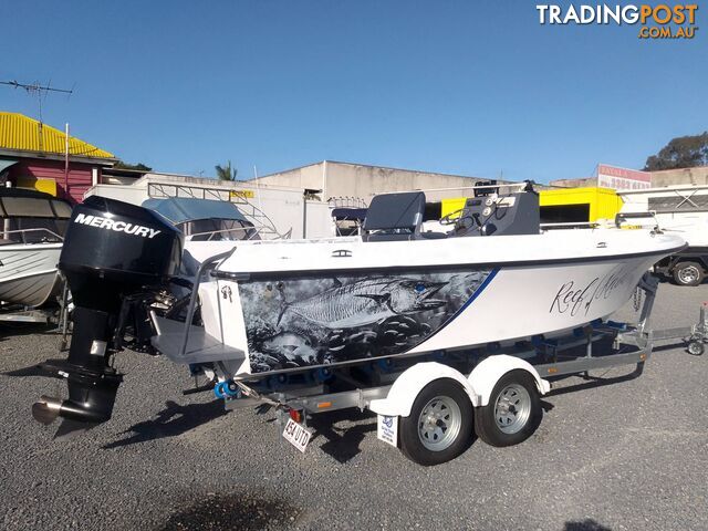 CRUISE CRAFT 6M CENTRE CONSOLE-200HP MERCURY 2 STROKE AND TRAILER