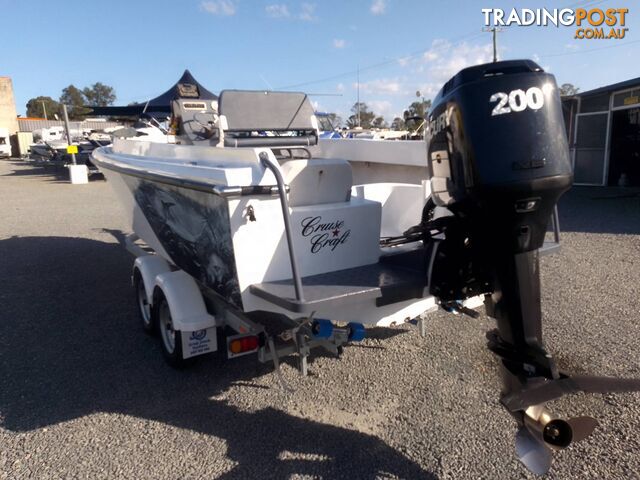 CRUISE CRAFT 6M CENTRE CONSOLE-200HP MERCURY 2 STROKE AND TRAILER