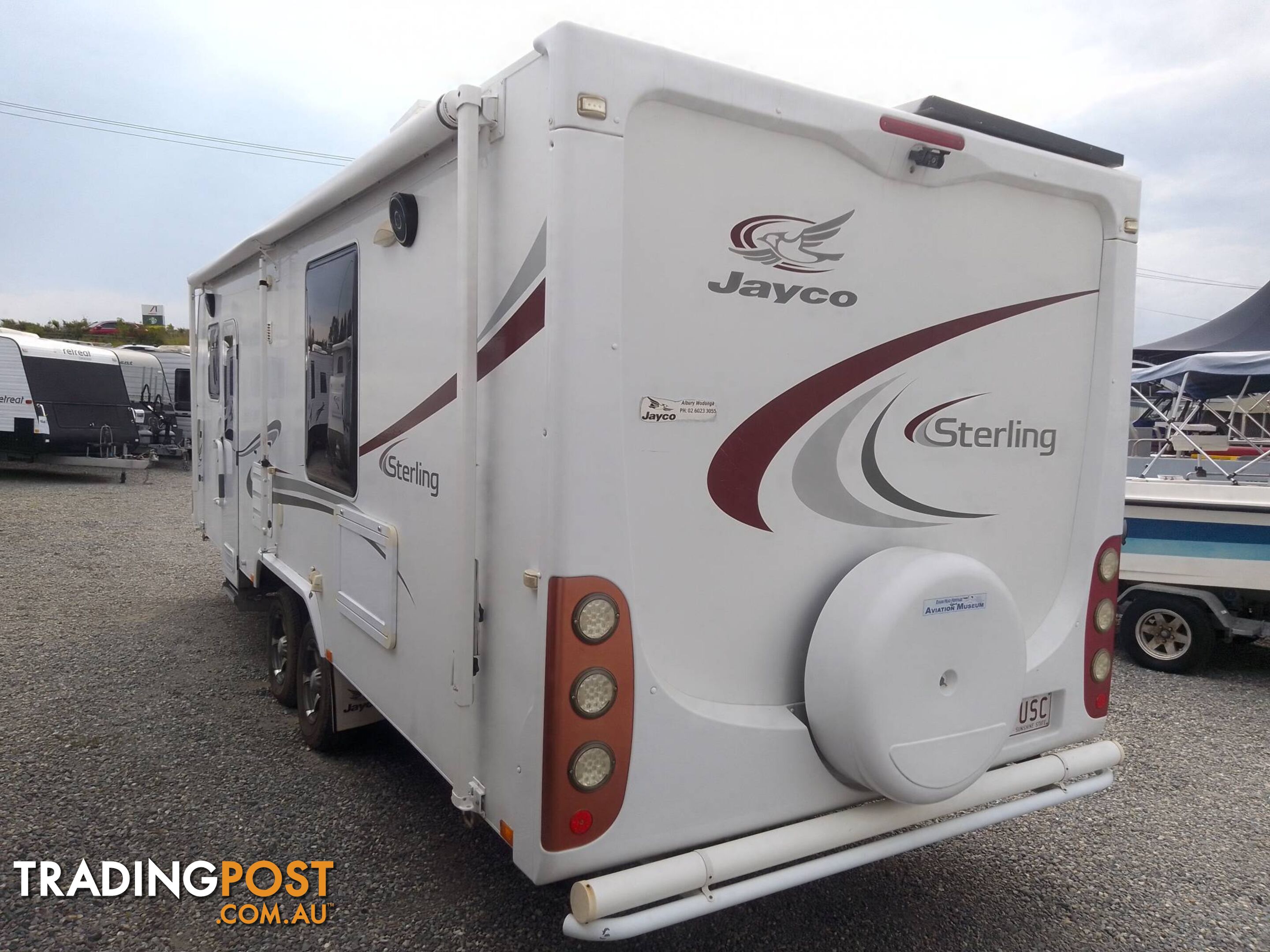 JAYCO STERLING SLIDE-OUT 23.5FT ON-SITE/TOURING CARAVAN