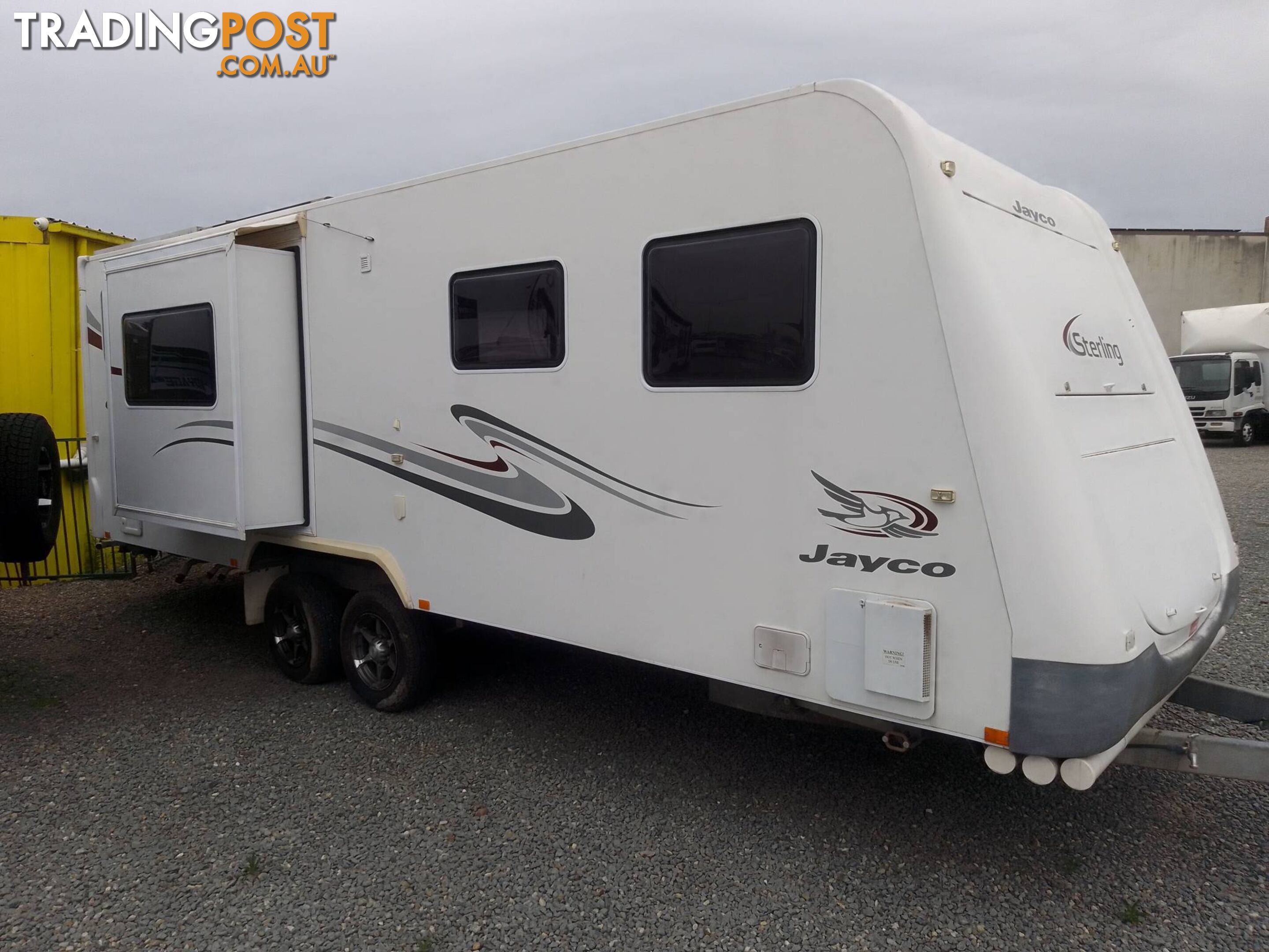 JAYCO STERLING SLIDE-OUT 23.5FT ON-SITE/TOURING CARAVAN