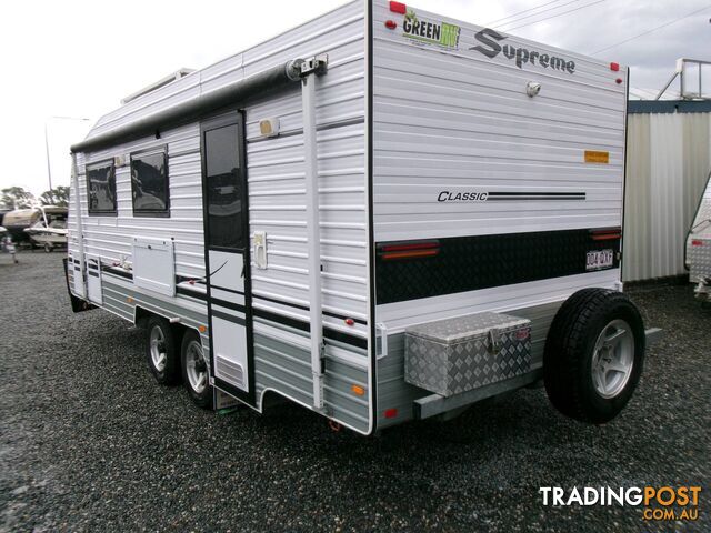 USED 2013 20FT SUPREME CLASSIC DUAL AXLE TOURING CARAVAN - photo 4 of 22