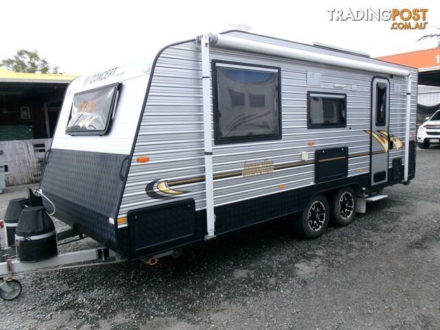 USED 2015 CONCEPT INNOVATION 600R DUAL AXLE TOURING CARAVAN