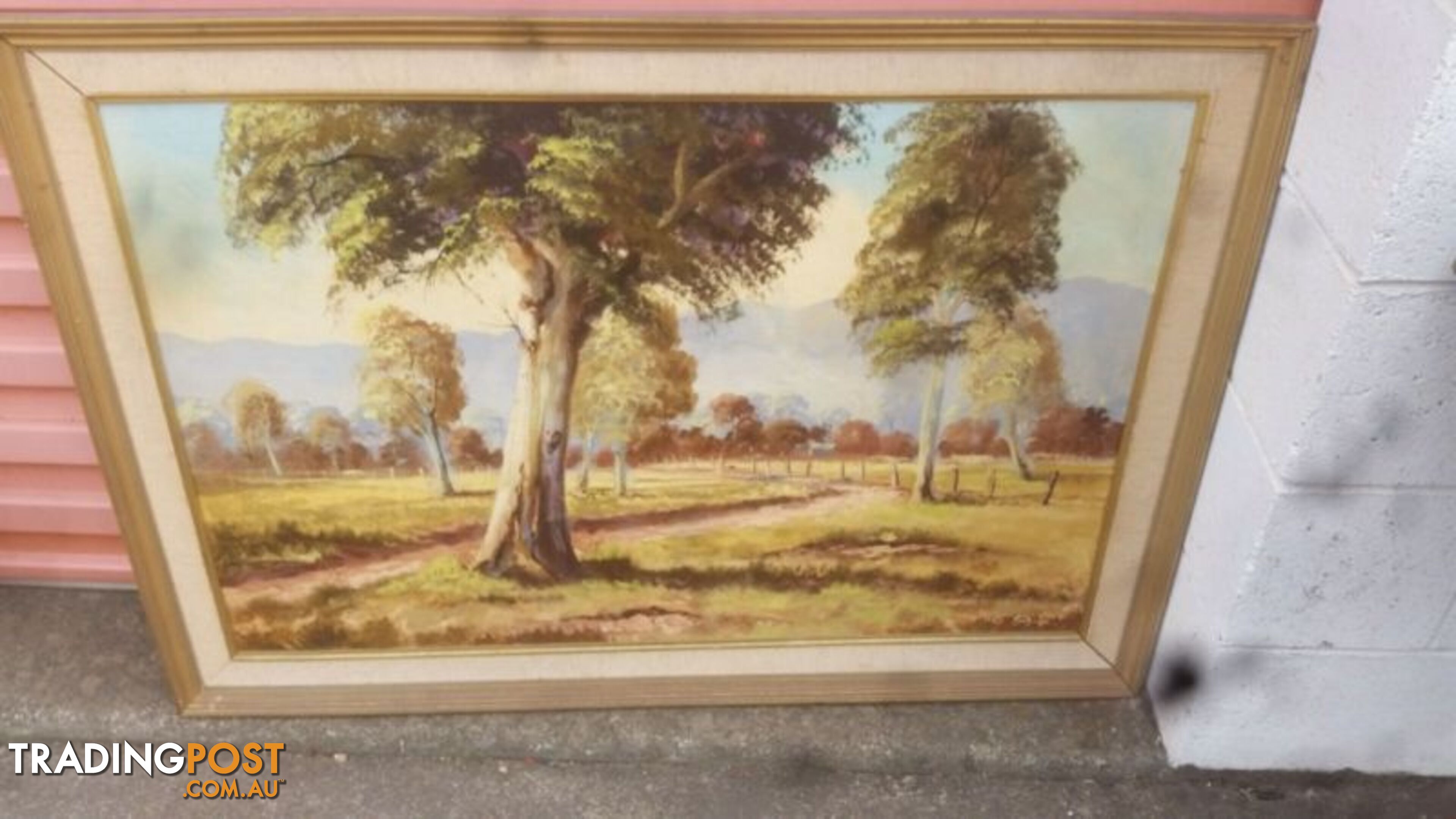 FRAMED PAINTING COUNTRY