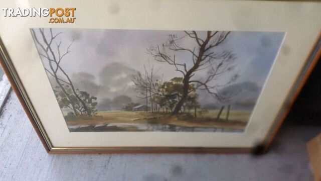 DON HAMILTON WATERCOLOUR FRAMED - photo 2 of 2