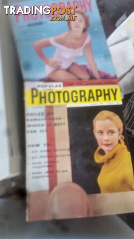 4 x PHOTOGRAPHY MAGS 1950S