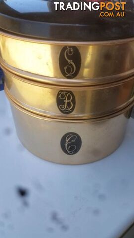 RETRO CANISTERS GOLD