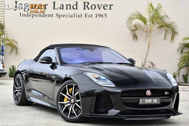 2017 JAGUAR F-TYPE  X152 18MY SVR AUTOMATIC CONVERTIBLE