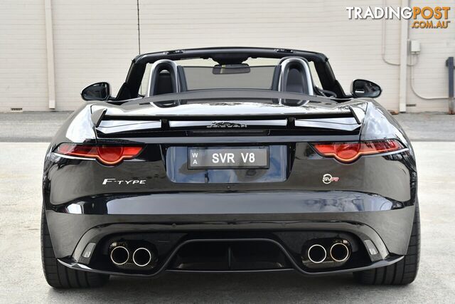 2017 JAGUAR F-TYPE  X152 18MY SVR AUTOMATIC CONVERTIBLE