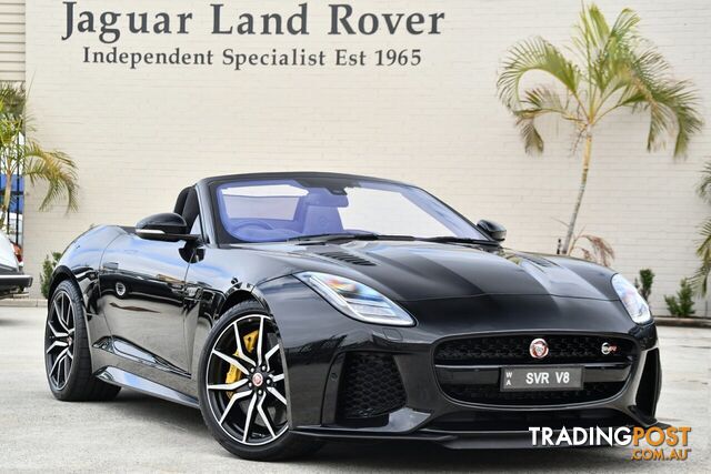 2017 JAGUAR F-TYPE  X152 18MY SVR AUTOMATIC CONVERTIBLE