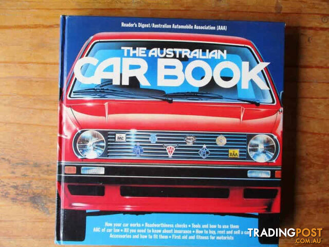 The Australian Car Book Readers Digest H/Cover 1st Edit 1984-Woodcroft