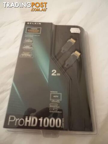 BELKIN PROHD 1000 STANDARD HDMI CABLE WITH ETHERNET