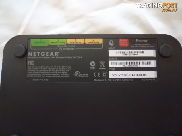 NETGEAR XAV 1004 POWERLINE ADAPTOR NEW IN BOX $15 - photo 3 of 3