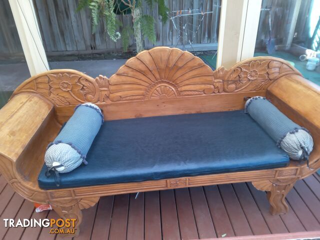 Antique style 2.5 Seater Wooden Sofa from Indonesia