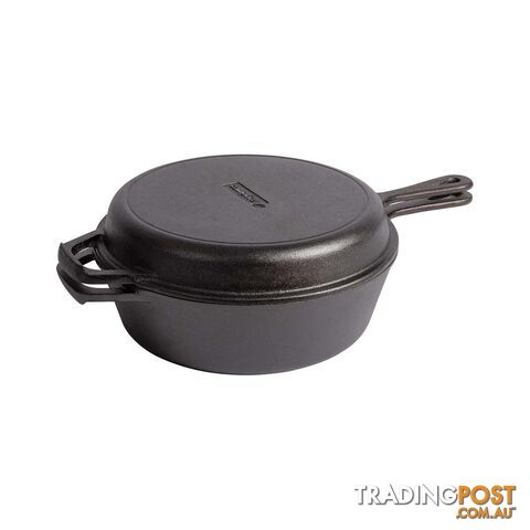 Campfire Cast Iron Quart Combo Cooker