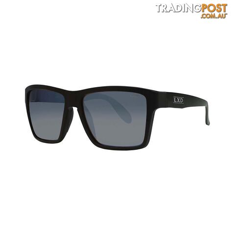 LXD Menâs Scholz Polar Sunglasses Matt Black with Grey Lens