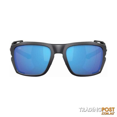 Costa King Tide 8 Sunglasses Black Pearl with Blue Mirror Lens