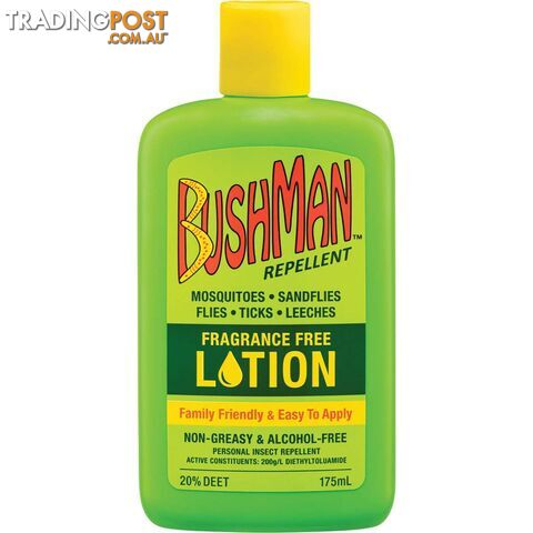 Bushman Repellent Fragrance Free Lotion 175ml