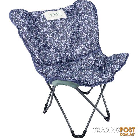 earth by WandererÂ® REPREVEÂ® Recycled Fabric Half Moon Chair 120kg