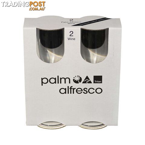 Palm Alfresco Tritan Forever Unbreakable Wine Glass 2 pack