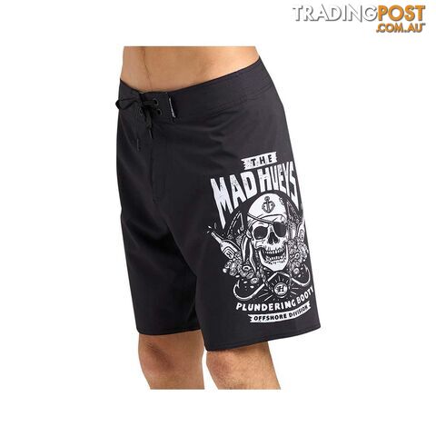 The Mad Hueys Menâs Pirate Boardies