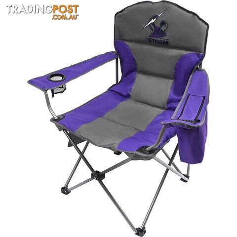 NRL Melbourne Storm Camp Chair 130kg