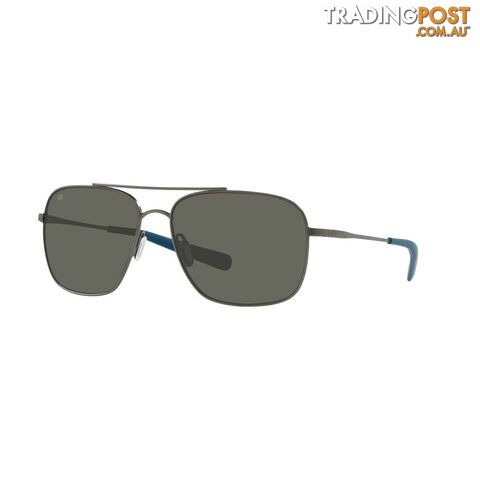 Costa Canaveral Men's Polarised Sunglasses Grey with Grey Lens