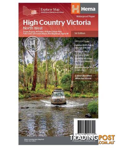 Hema High Country Vic - North West Map