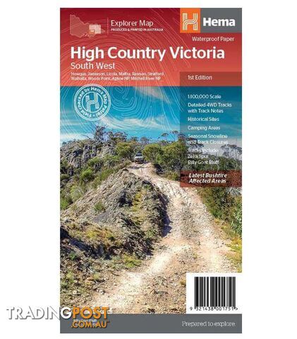 Hema High Country Vic - South West Map
