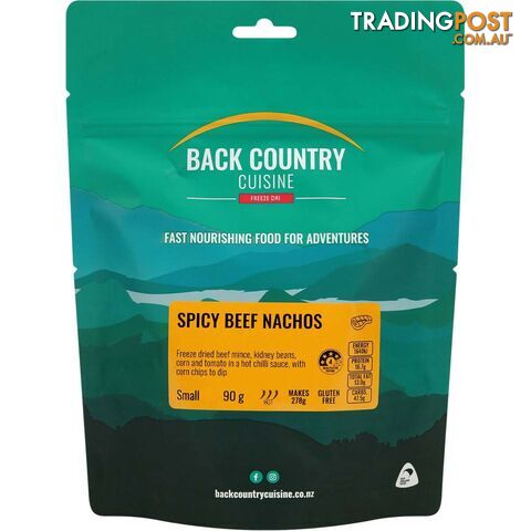 Back Country Cuisine Freeze Dried Spicy Beef Nachos 2 Serves