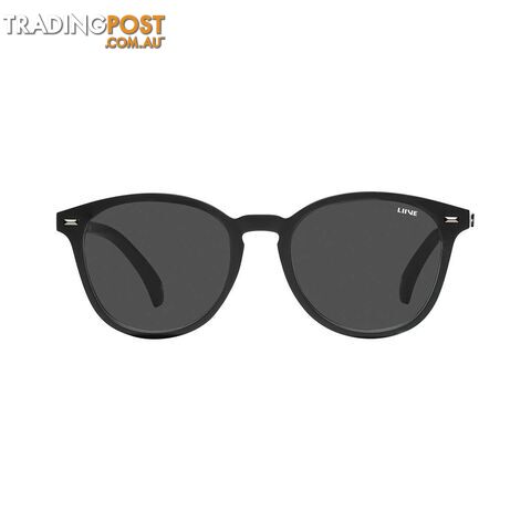 Liive Womenâs Berawa Polarised Sunglasses Matt Black with Grey Lens