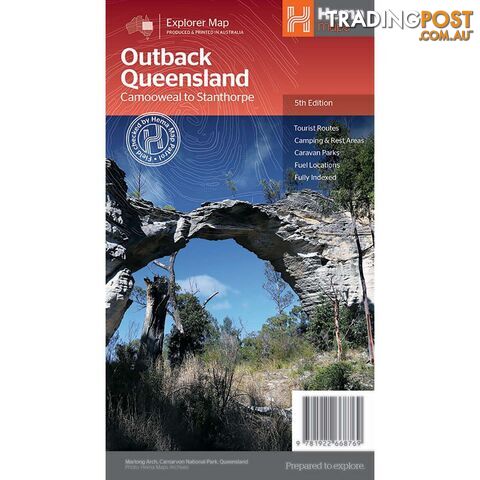HEMA Outback Queensland Map: Camooweal to Stanthorpe - 5th Edition