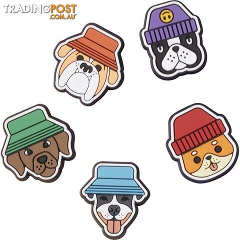 Crocs Jibbitzâ¢ Dogs in Hats 5 Pack