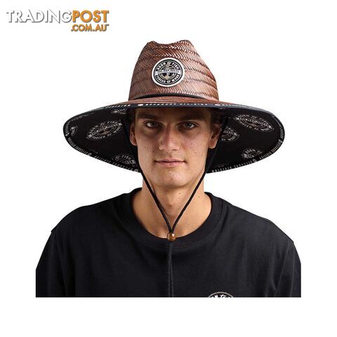 The Mad Hueys Menâs Born To Fish Straw Hat